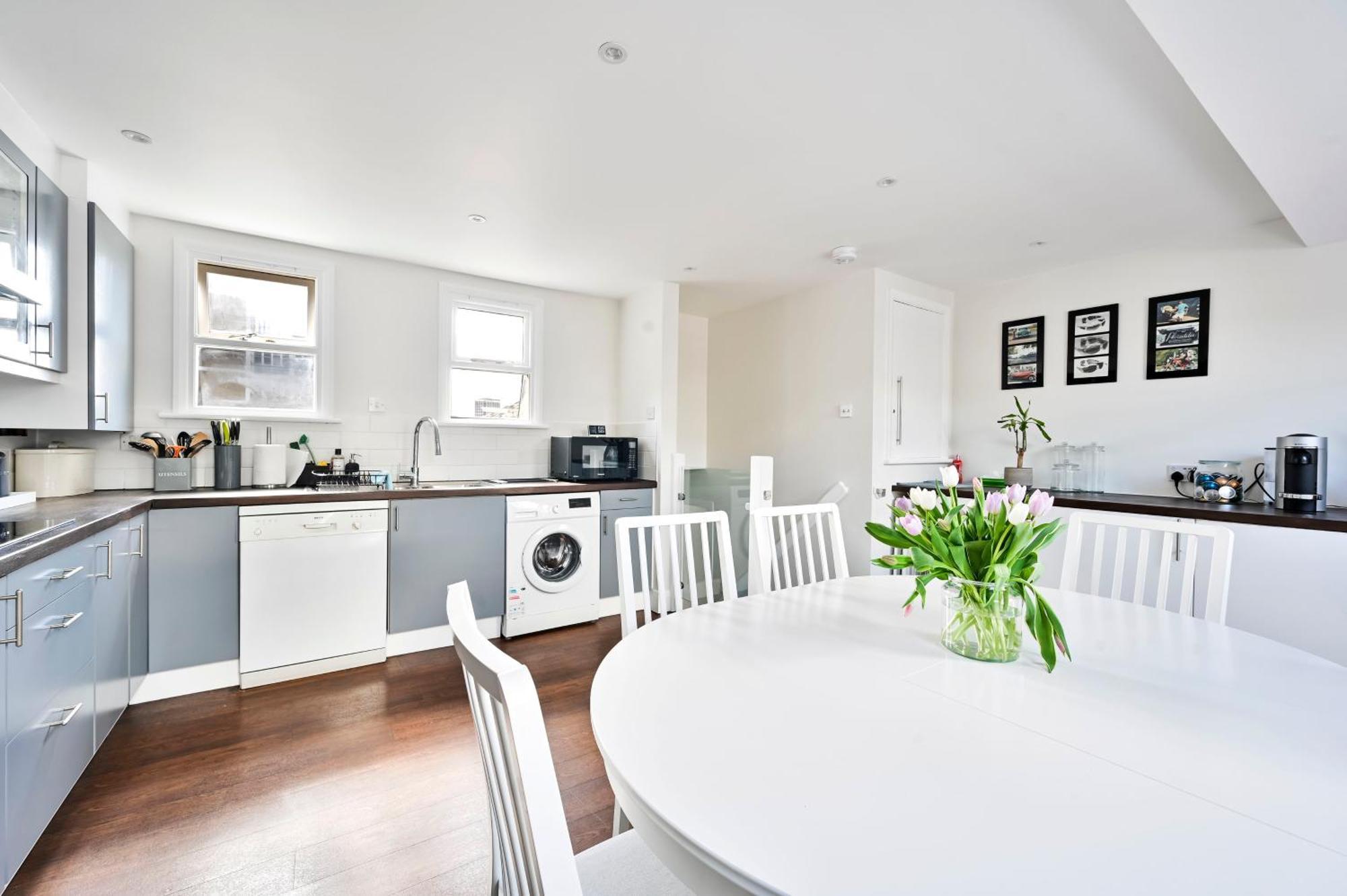 New Chic 3-Bed Flat In Clapham Daire Londra Dış mekan fotoğraf